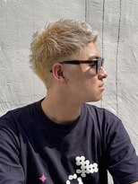 マセナ(Masena)&nbsp;メンズスパイキーショート×ホワイトブロンド