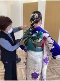 成人式 着付け ヘアセット メイク 着物レンタル