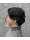 スパイキーショート/ニュアンスパーマ/韓国マッシュ/men's