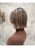 ハイライト/バレイヤージュ／ボブ