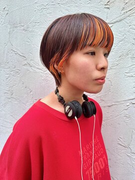 オレンジ☆フェイスフレーミング☆  10代20代30代人気◎