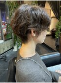 マッシュショートパーマ/くるくるパーマ