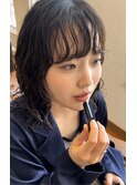 前髪パーマ ミディアムパーマ