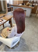 ブリーチ無しピンクベージュ