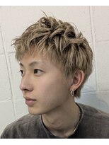 エフフォーユアヘアー 北方店(F for your hair)&nbsp;メンズ無造作パーマ風スタイル