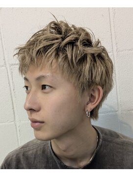 エフフォーユアヘアー 北方店(F for your hair) メンズ無造作パーマ風スタイル