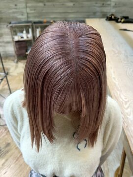 ヲタク(wotaku.) ピンクラベンダーベージュラベンダーグレージュダブルカラー暖色