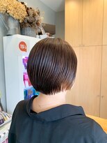 リレーション(Relation)&nbsp;30代40代大人キレイ美シルエットレイヤーボブ×マロンブラウン