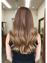 フュージョンファイブ(FUSION5) レイヤーロングベージュ20代30代40代くびれエクステ韓国ヘア
