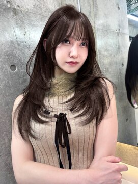 ロンドウル 熊本(Lond ulu) ミディアムヘア/暗めカラー/デザインカラー/韓国ヘア/髪質改善