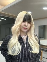 エゴ 池袋(EGO)&nbsp;ホワイトブロンド/エクステ/前髪あり/前髪インナー