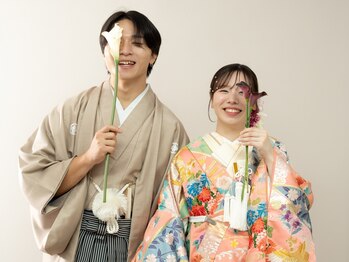 プレスト ベル 三宮 駅前店(Presto belle)の写真/和装《色打掛/白無垢/紋付き袴》& 洋装《ウェディングドレス/タキシード》レンタル&スタジオ・ロケ撮影対応