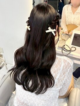 マリアバイアフロート(Maria by AFLOAT) 【yua】ふんわりねじりハーフアップ♪