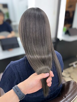 イコ 表参道原宿(ico) 【秋冬おすすめ】 グレージュ × LAケラチントリートメント