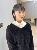 オズ 郡山駅前店(OZ) ミニウルフチェリーブラウンホワイトグレージュフェザーパーマ