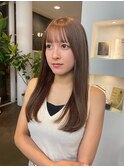 【DIFINO 青山】ナチュラルストレート/ライトベージュ