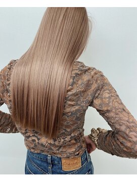 【極上艶髪】ブリーチなし/あり対応！韓国風透明感ロングカラー