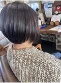 前下りボブでスッキリ