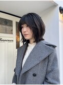 レイヤーボブ/ボブ/切りっぱなしボブ/ボブパーマ