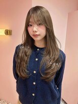 ボタン シブヤ(VOTAN SHIBUYA) ベージュとレイヤーで、女の子らしい柔らかいhair ♪.・"