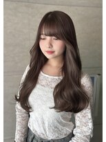 エル バイ ホーム(L by HOME)&nbsp;ブリーチなしダブルカラーでつくる透明感たっぷりベージュ♪