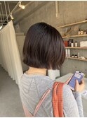 ぱつっとを残したレイヤーボブ