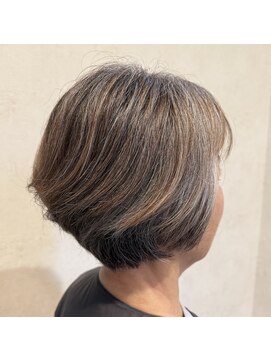 クオリティー(Quality) 似合わせカット×白髪ぼかし×オーガニックトリートメント