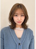 大人可愛い小顔ウルフレイヤーボブ丸みショートボブ