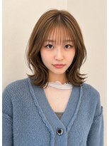 リンクス(Links) 大人可愛い小顔ウルフレイヤーボブ丸みショートボブ
