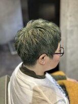 アフィックスヘア 葛西店(affix hair)&nbsp;柔らかオリーブグレージュショート