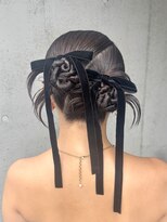 ピークアブー 原宿ハラカド(PEEK-A-BOO) ヘアセット お呼ばれヘア タイトヘア ツインヘア カチモリ 浴衣