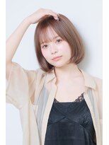 メモリーズ 表参道(Memories)&nbsp;ナチュラルボブ前髪ありイメチェン20代30代40代50代ショートボブ