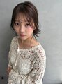 ジエクトカナウ 梅田&nbsp;耳かけも可愛い＊大人っぽさ＋の顔周りフェイスレイヤーカット