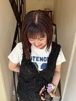 グラッド(glad)&nbsp;艶感チェリーブラウンボブ