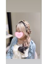 ウールトウキョウ 渋谷(wool TOKYO) サイド編み込みくるみちゃんヘア