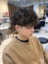 キャンバス バイ ネオリーブ 横浜西口(Canvas by neo.)&nbsp;横浜★マッシュスパイラル波巻きパーマ