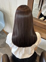 ヘアーサロン リベット(hair salon Libett)&nbsp;【YUKA】ちゅる艶ストレート × 透明感ブラウン