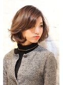 ウエイト重めのCカールボブ【EARTH長崎浜町店】