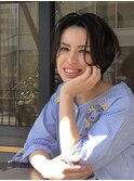 優しさあふれる大人っぽショート