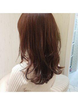 ラ ブランシュ 大宮(La Blanche) 大宮/マロンベージュ/Aラインボブ/かき上げ/ニュアンスマッシュ