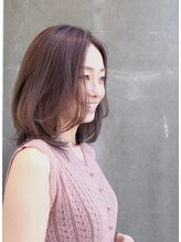 カエルムアヴェダ(CAELUM AVEDA) 女子度UPふんわりボブ。