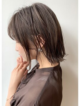 モリオ フロム ロンドン サッポロファクトリー店(morio FROM LONDON) 【morio札幌】2021年人気 大人かわいいシースルーバングボブ