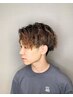 【メンズ限定】メンズカット+ツイストスパイラルパーマ+TR　￥13000