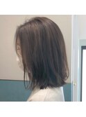 くびれヘア/メルティカラー/長めボブ【深味信也】