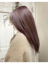 ヘアアトリエコモノ(hair l'atelier KoMoNo) 【1bleach】ほんのり色づくピンクミルクティーベージュ