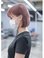 ノード(NODO)&nbsp;ピンクラベンダーのミニボブ♪