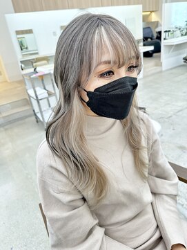 ニュート(Neut ) アッシュシルバー/ホワイトベージュ/インナーカラー