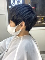 ヴェイン 渋谷(vain)&nbsp;スーツ短髪ツーブロ束感黒髪マッシュ