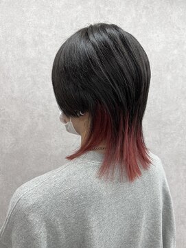 ヘアサロン ドットプラス 町田店(dot. plus) 【三輪 紗弓】ウルフ×インナーカラー