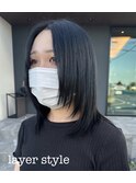 顔周りレイヤーカット×酸熱トリートメント